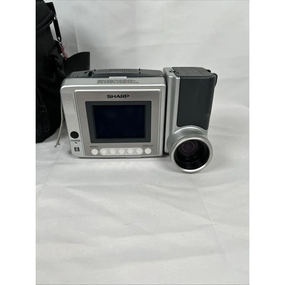 Sharp VL-A110 ViewCam 8 Camcorder Tape Camera 16x Power Zoom Tested